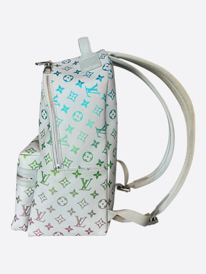 Louis Vuitton White & Multicolor Gradient Monogram Discovery Backpack