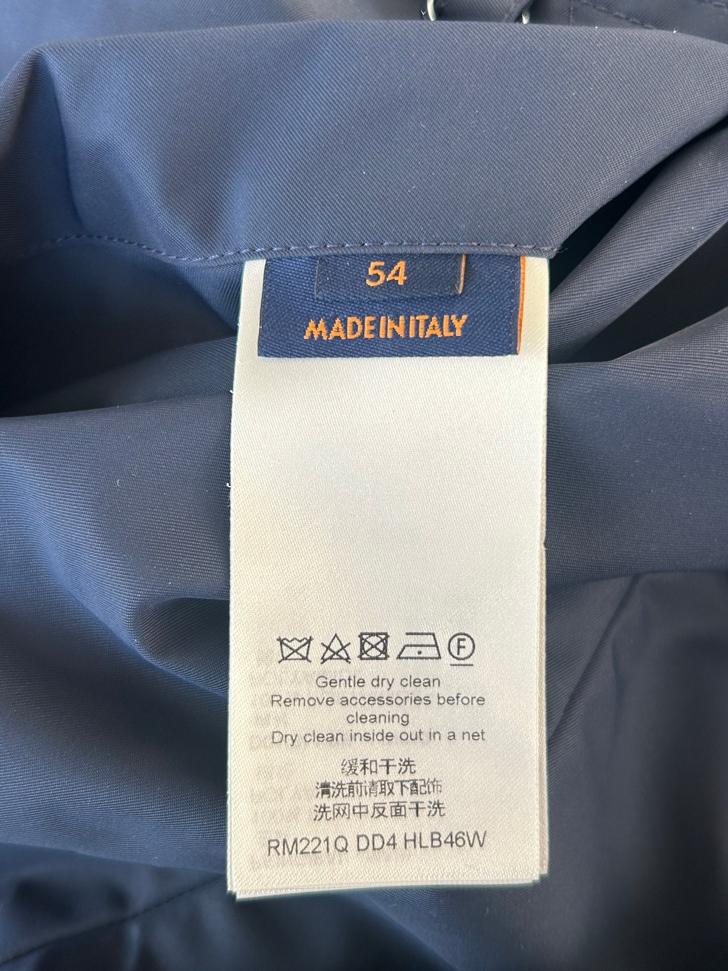 Louis Vuitton Navy Monogram Reversible Windbreaker