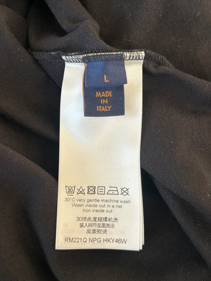 Louis Vuitton Black & White Monogram Gradient T-Shirt