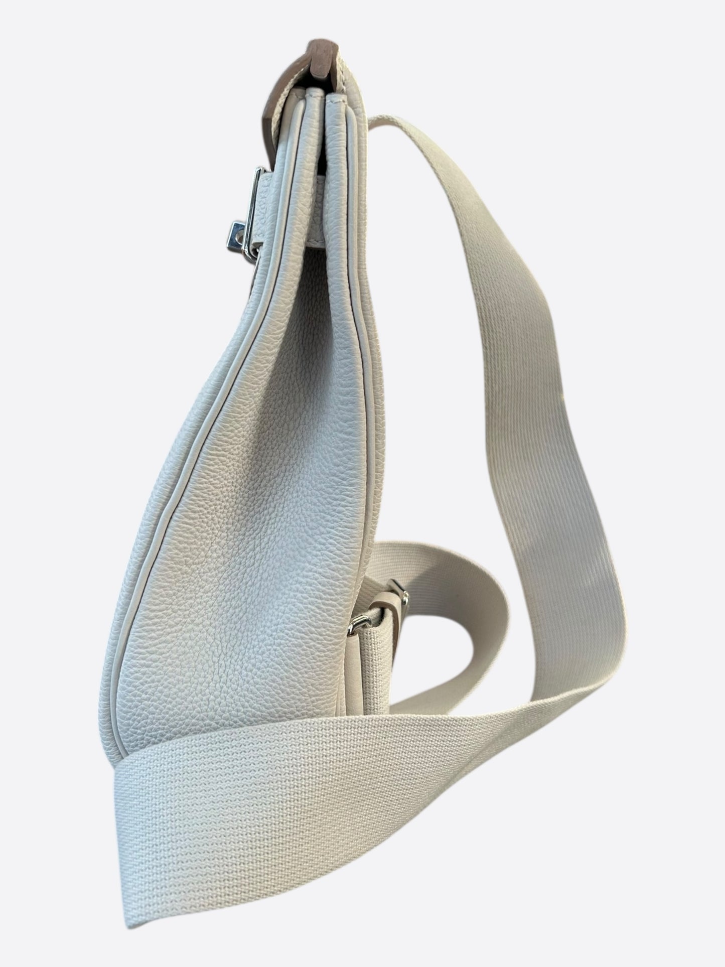 Hermes Light Grey HAC A Dos Crossbody Backpack