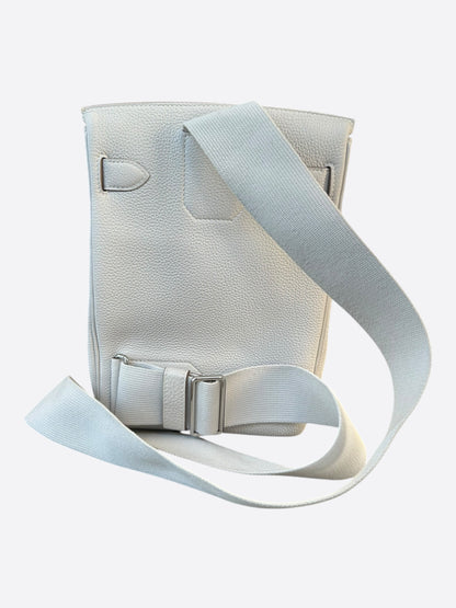 Hermes Light Grey HAC A Dos Crossbody Backpack