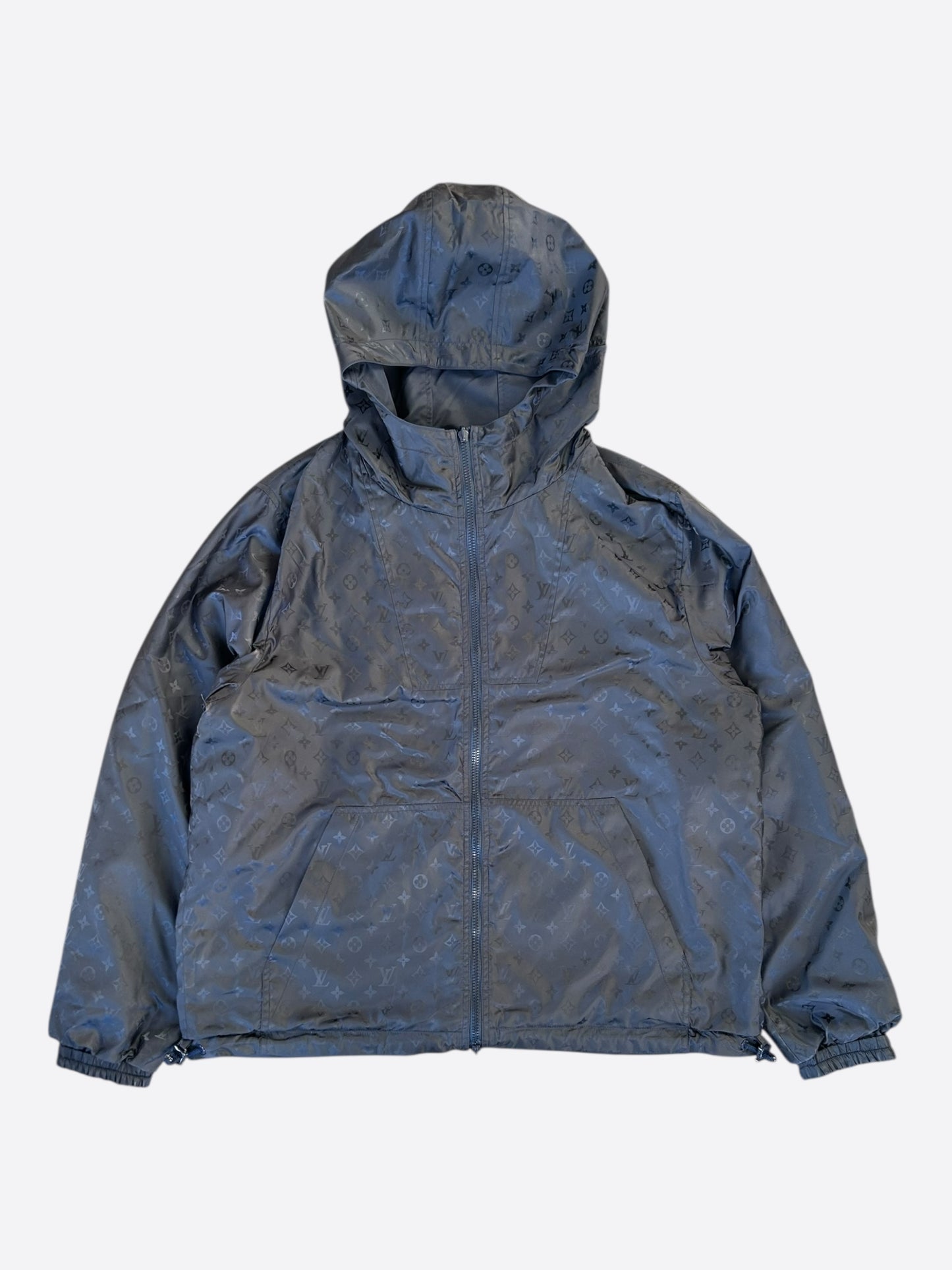 Louis Vuitton Navy Monogram Reversible Windbreaker