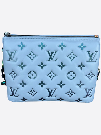 Louis Vuitton Grey Iridescent Monogram Ski Coussin BB