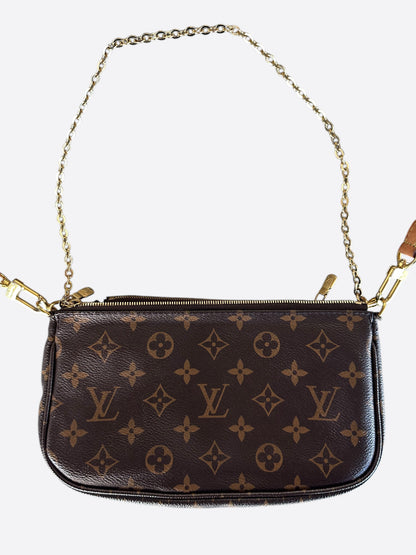 Louis Vuitton Brown Monogram Multi Pochette