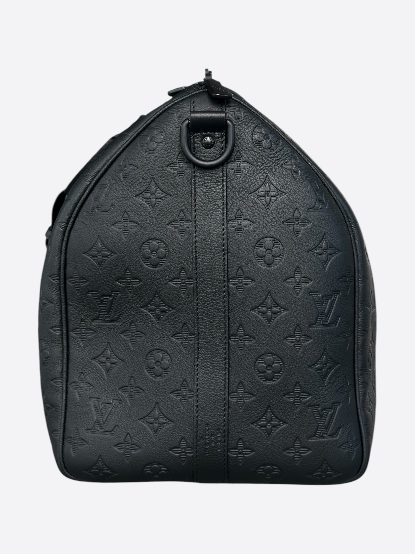 Louis Vuitton Black Monogram Shadow Keepall 50