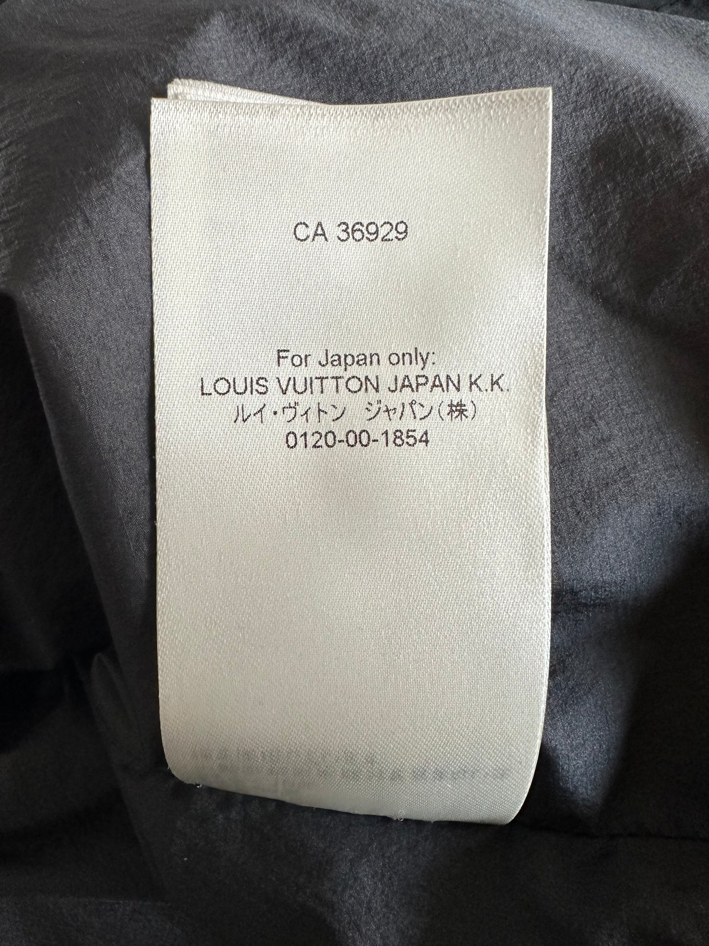 Louis Vuitton Black & Grey 2054 Monogram Heat Reflective Puffer Jacket