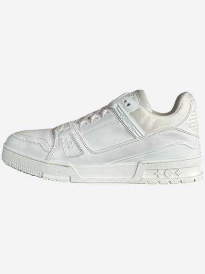 Louis Vuitton White Leather Trainers