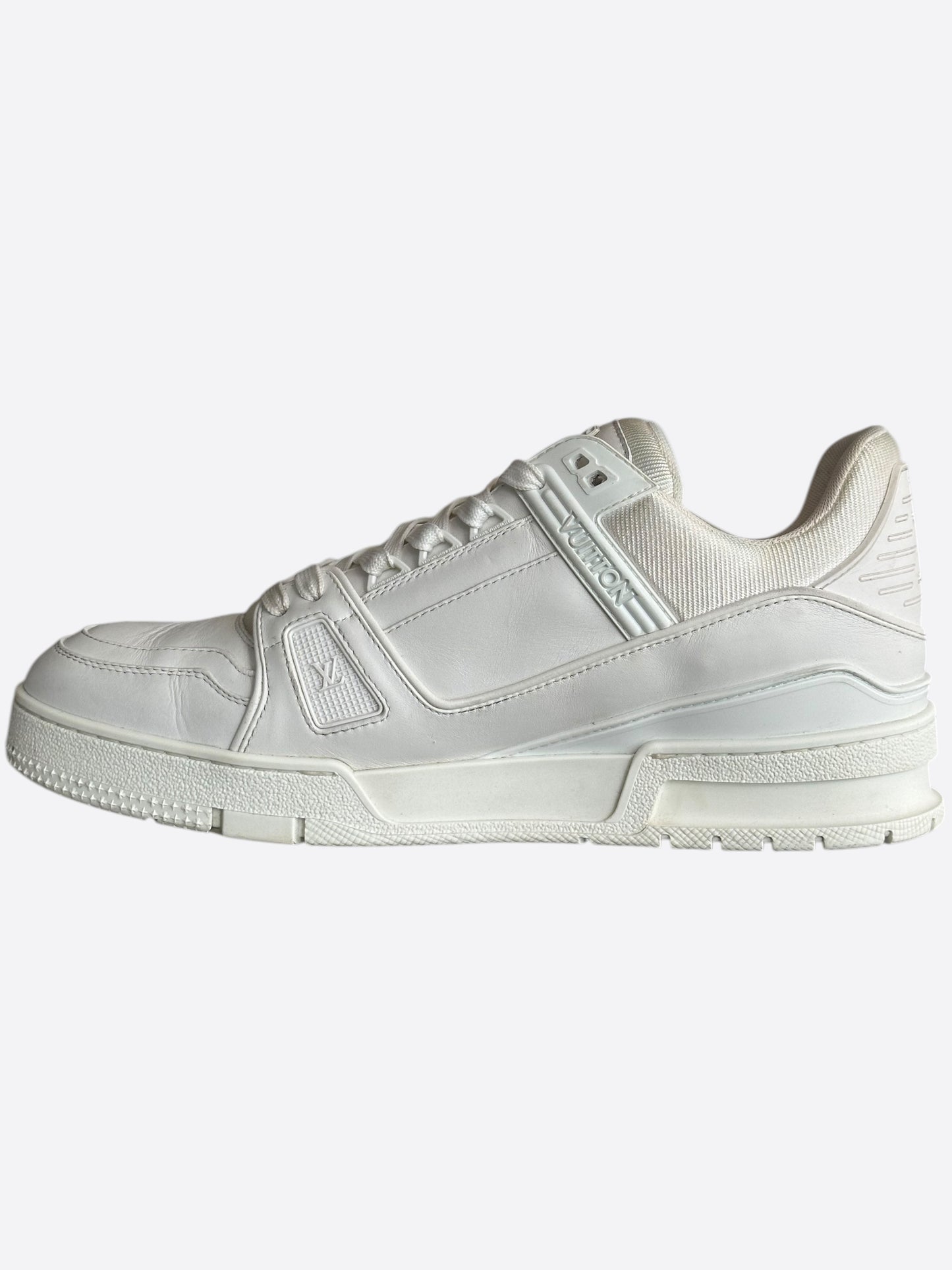 Louis Vuitton White Leather Trainers