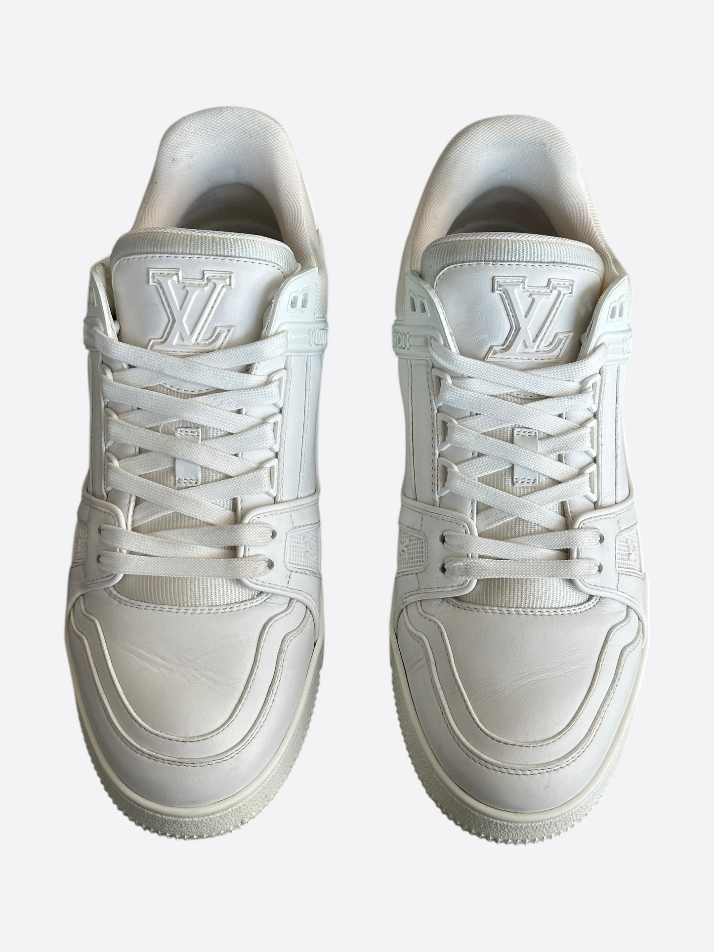 Louis Vuitton White Leather Trainers