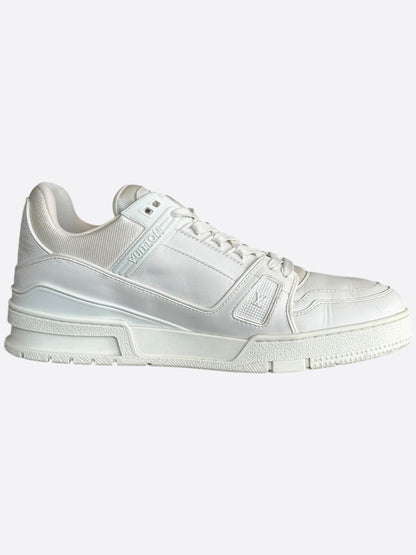 Louis Vuitton White Leather Trainers