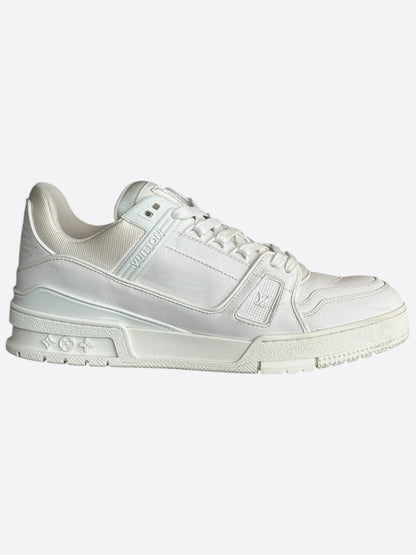 Louis Vuitton White Leather Trainers