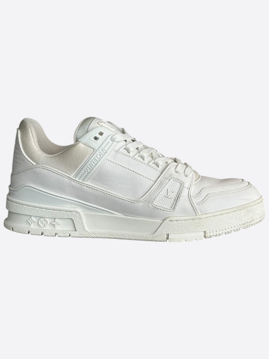 Louis Vuitton White Leather Trainers