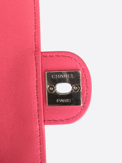 Chanel Pink Quilted Mini Heart Bag