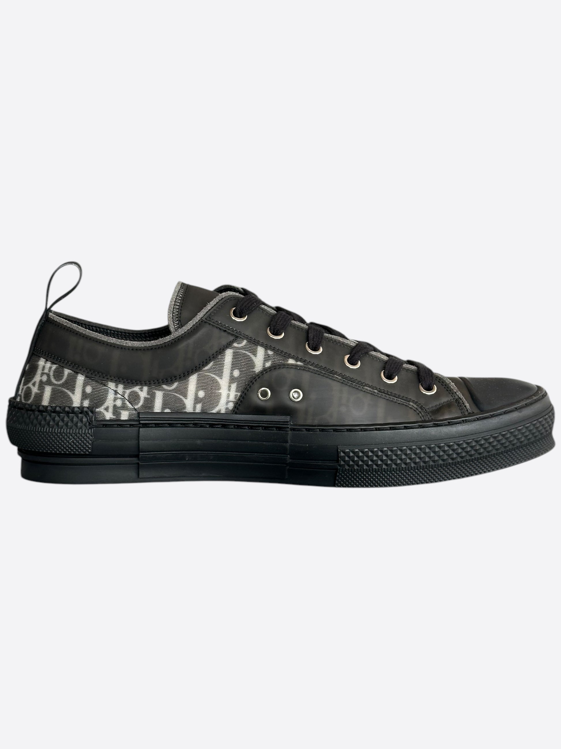Dior Black White Oblique B23 Low Top Sneakers – Savonches