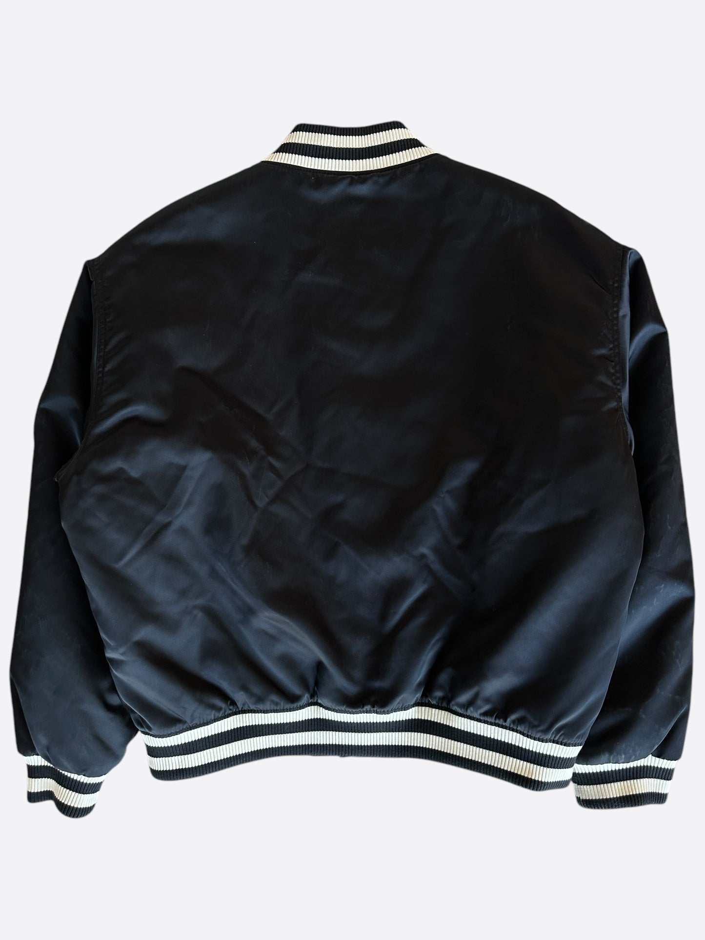 Louis Vuitton Black & White Crystal Lovers Varsity Jacket