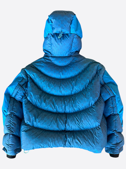 Louis Vuitton Blue 2054 Monogram Heat Reactive Puffer Jacket