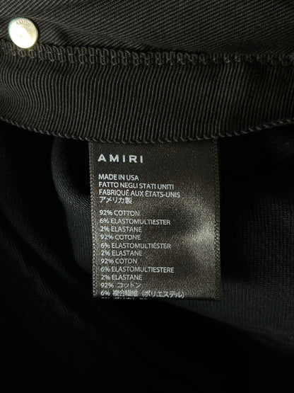 Amiri Aged Black Thrasher Plus Jeans