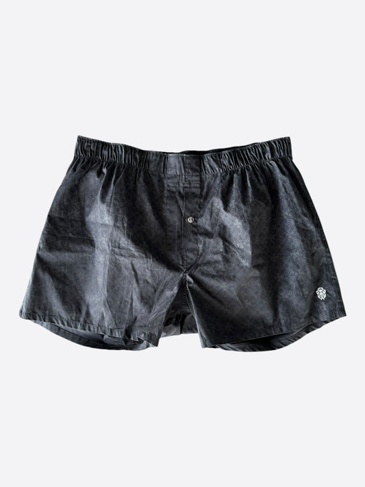 Chrome Hearts Black Cross Jacquard Boxershorts