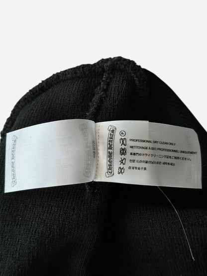 Chrome Hearts Black & White CH Logo Embroidered Beanie