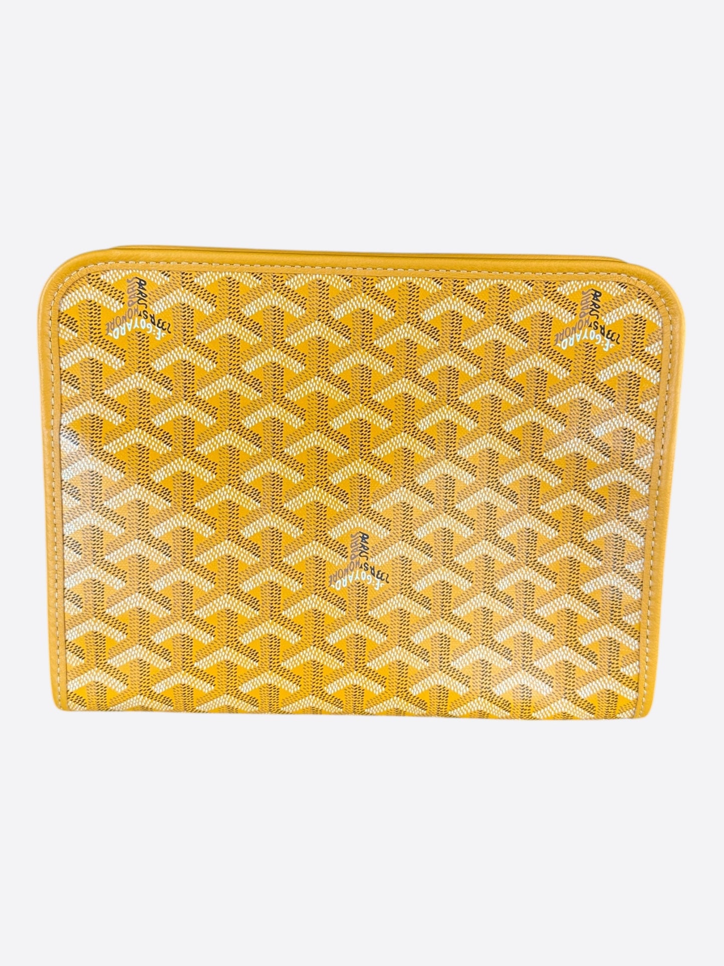 Goyard Yellow Jouvence MM Toiletry Bag