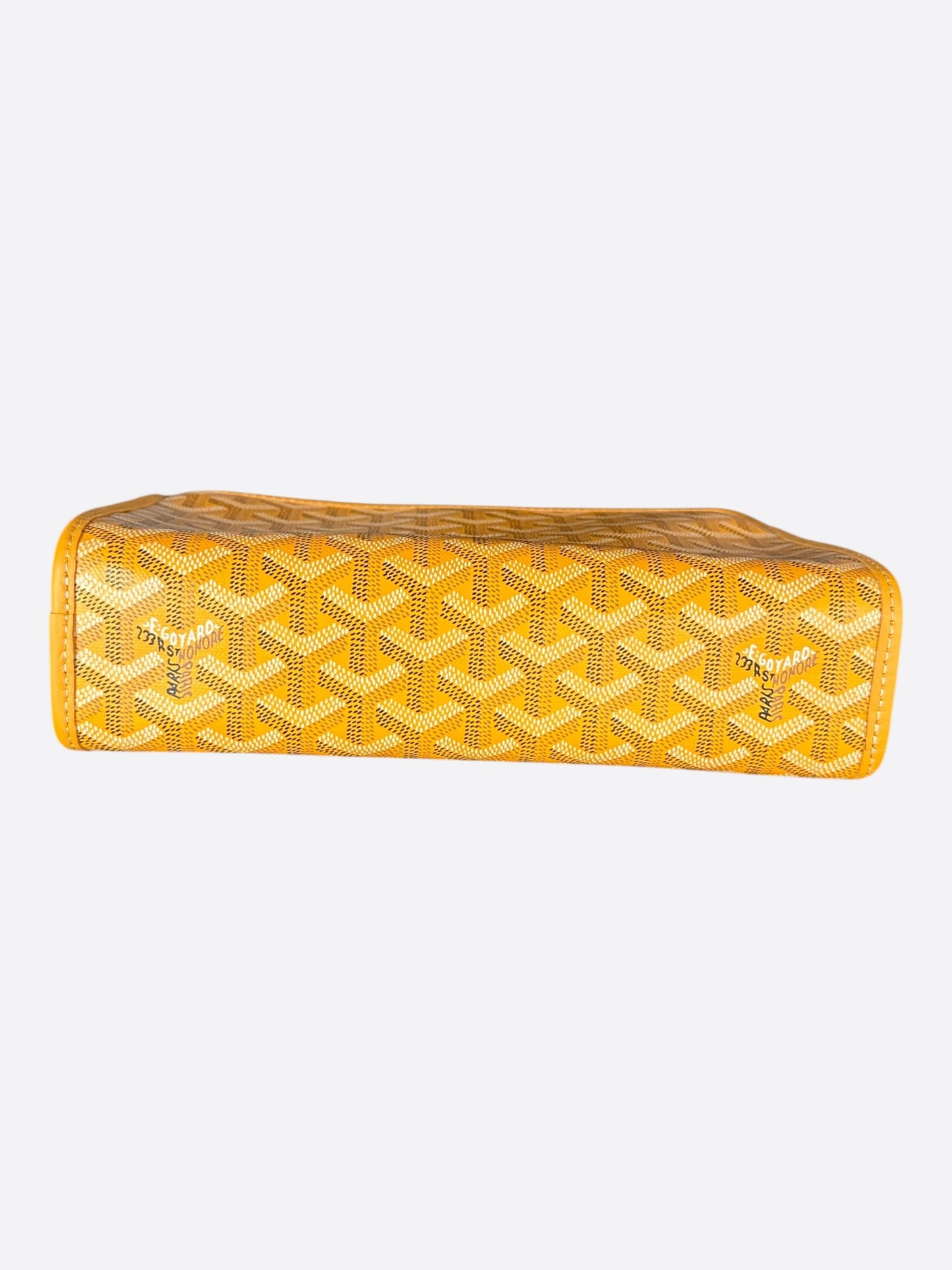 Goyard Yellow Jouvence MM Toiletry Bag