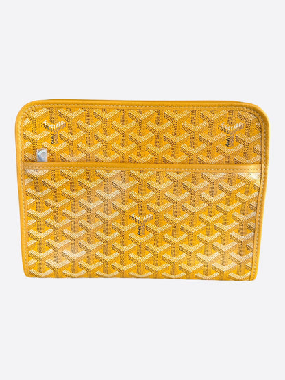 Goyard Yellow Jouvence MM Toiletry Bag