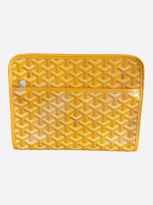 Goyard Yellow Jouvence MM Toiletry Bag