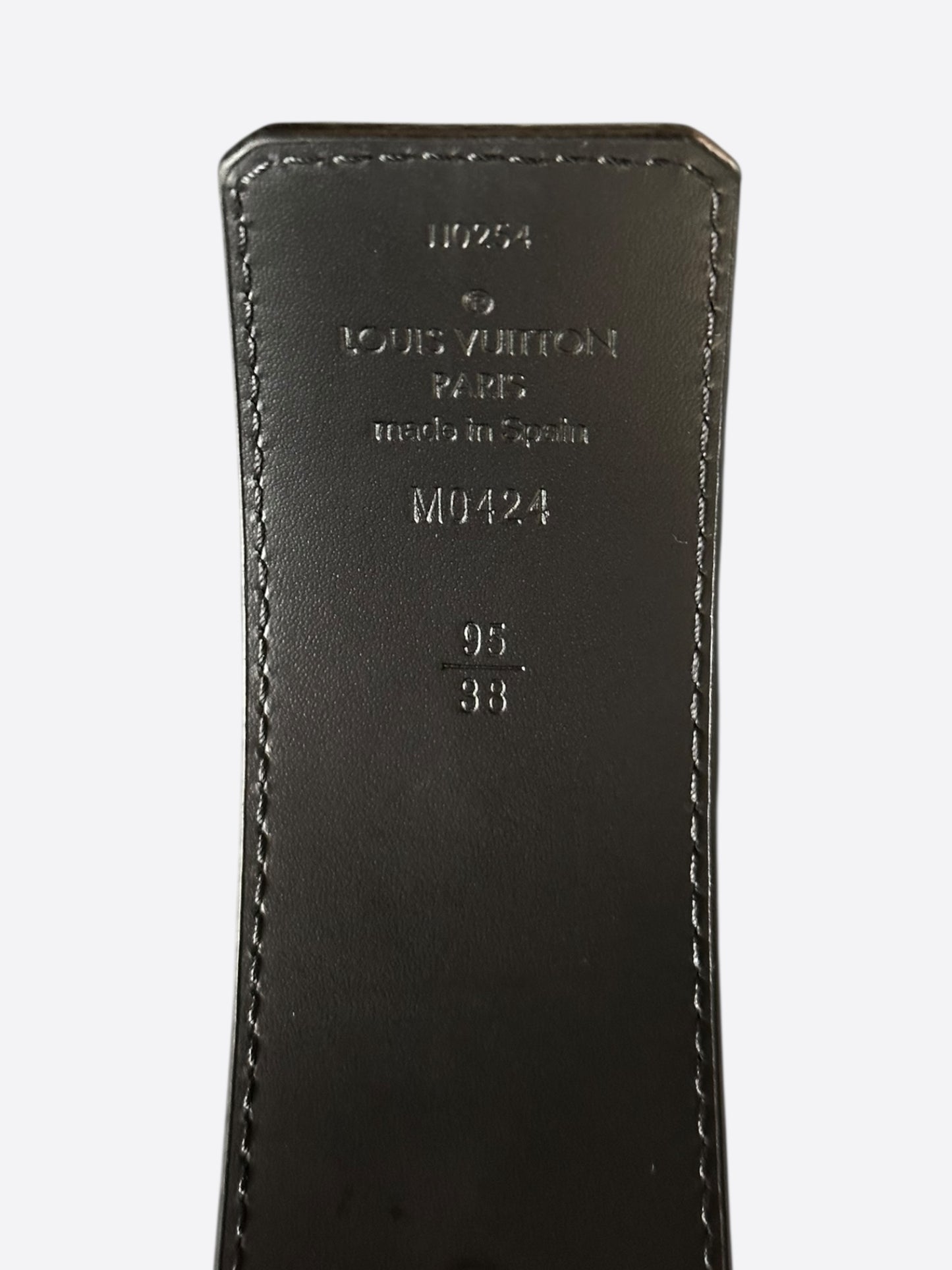Louis Vuitton Black Taurillon Monogram Reversible Belt