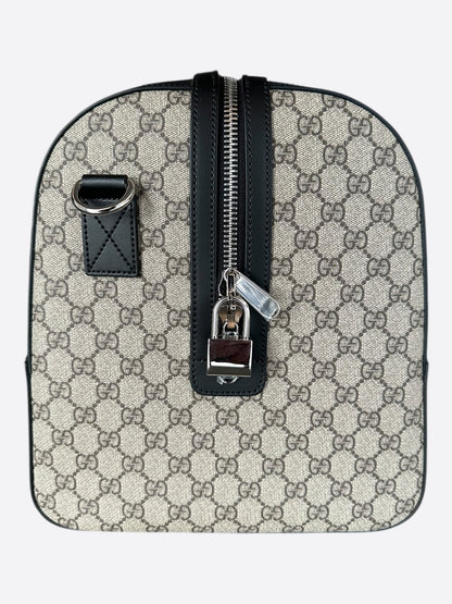 Gucci Tan & Black GG Monogram Large Duffel Bag