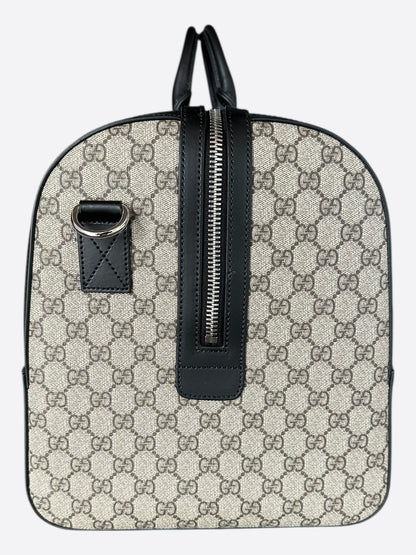 Gucci Tan & Black GG Monogram Large Duffel Bag