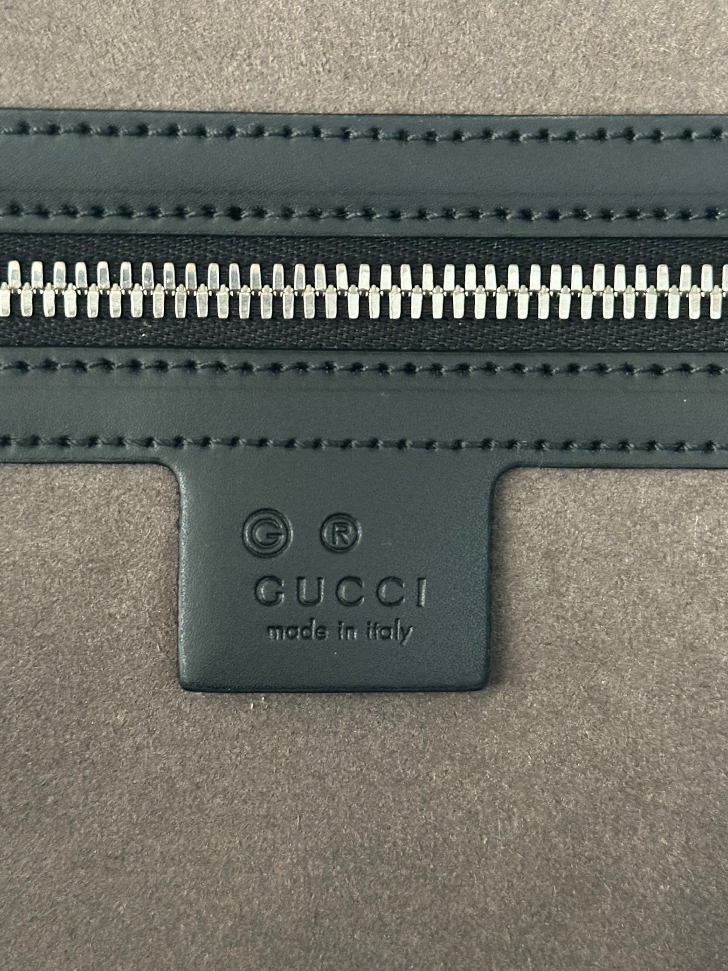 Gucci Tan & Black GG Monogram Large Duffel Bag