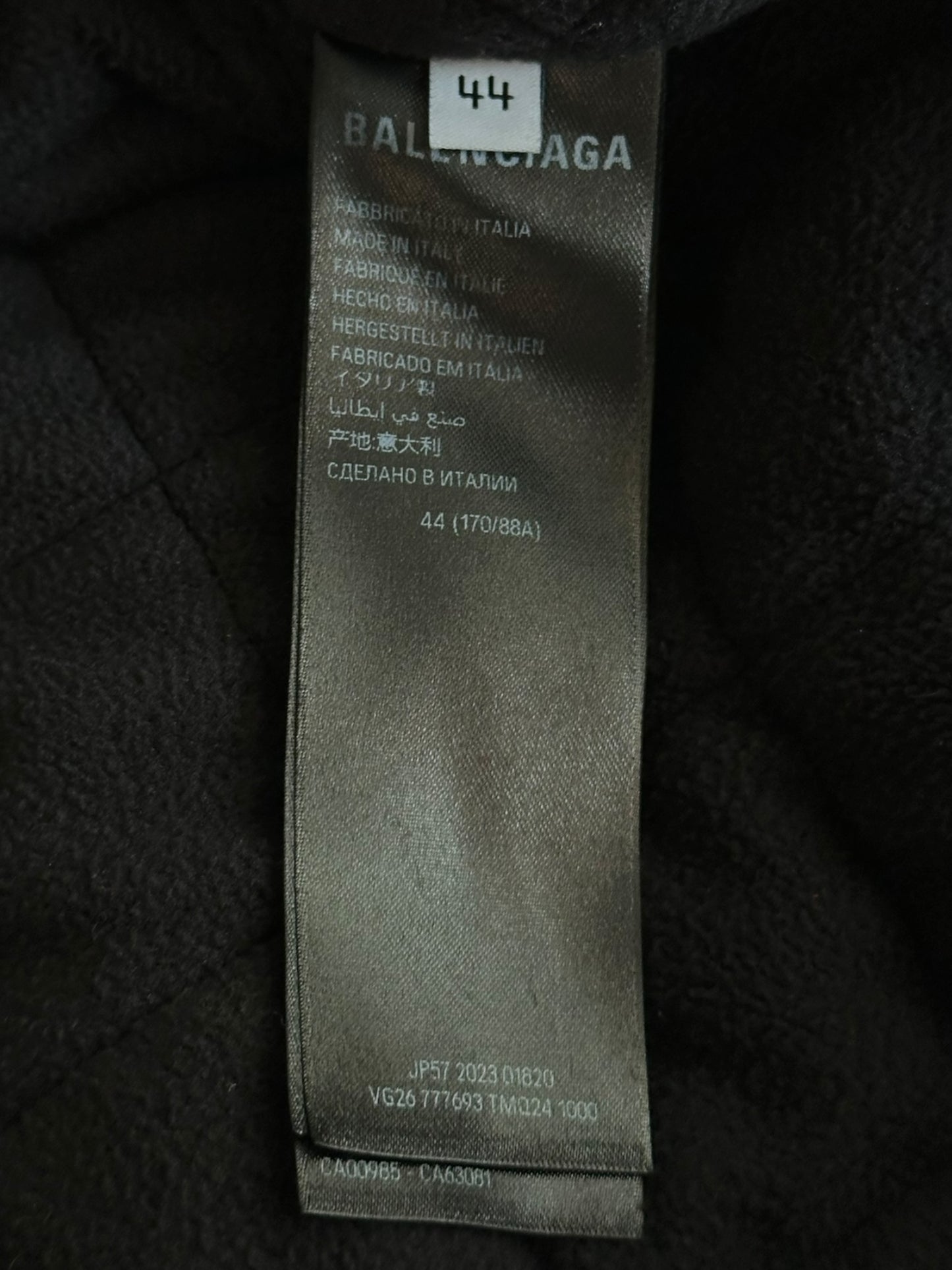 Balenciaga Black Faux Fur Quilted Jacket