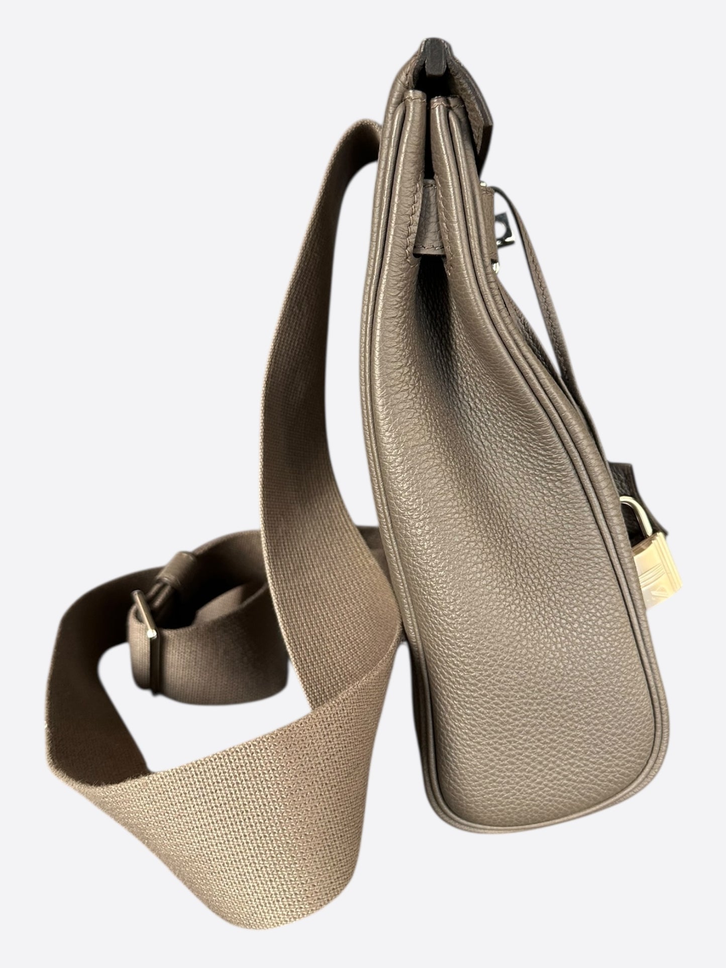 Hermes Etain HAC Dos Crossbody Backpack