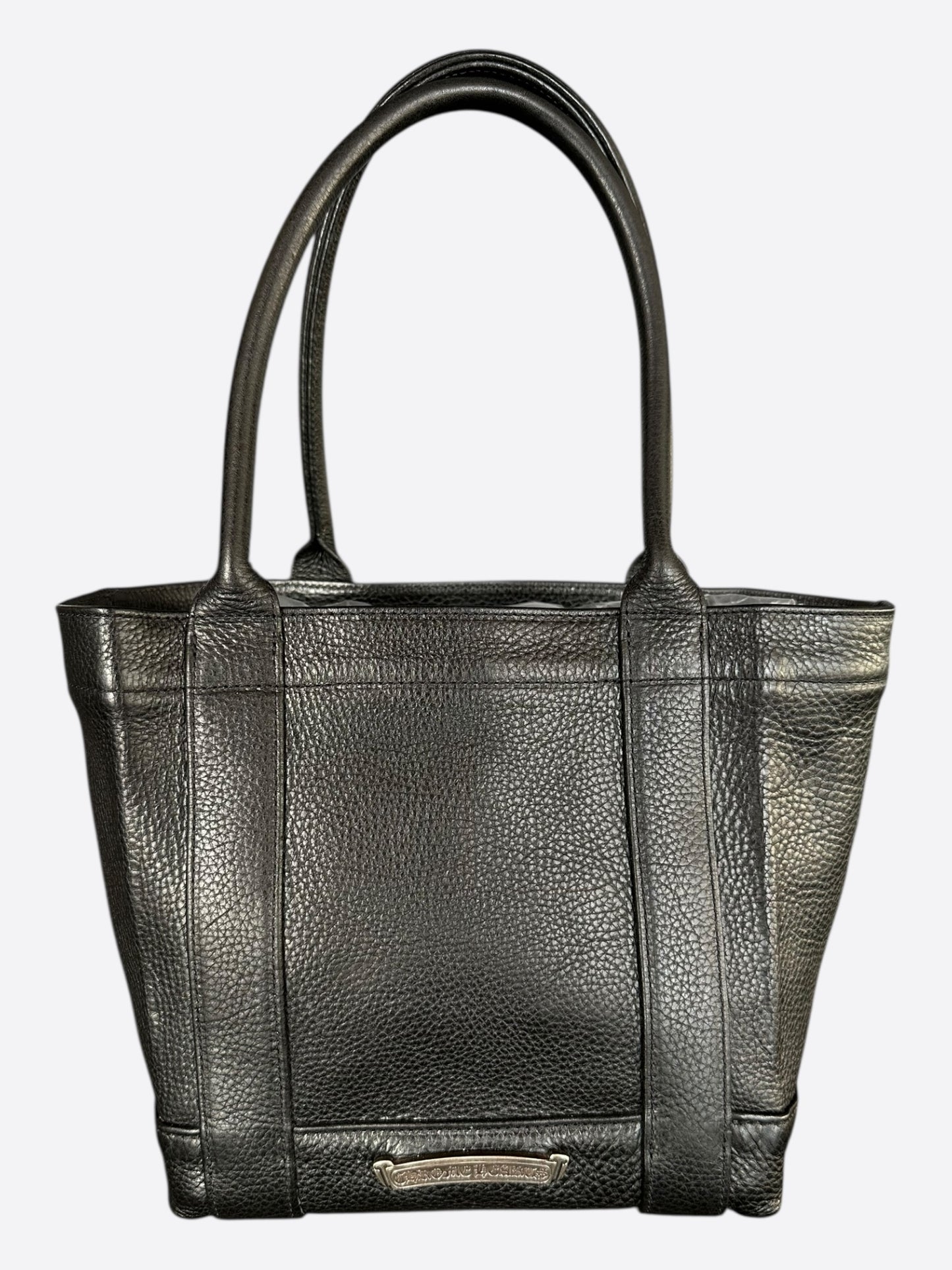 Chrome Hearts Black & Multicolor Cemetery Cross Patch Tote Bag