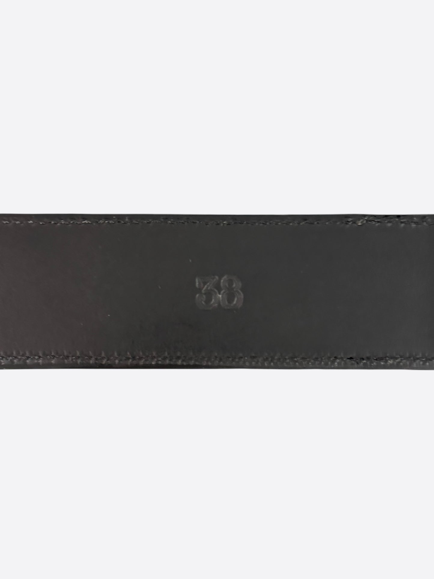Chrome Hearts Black & Brass 3 Piece Leather Belt