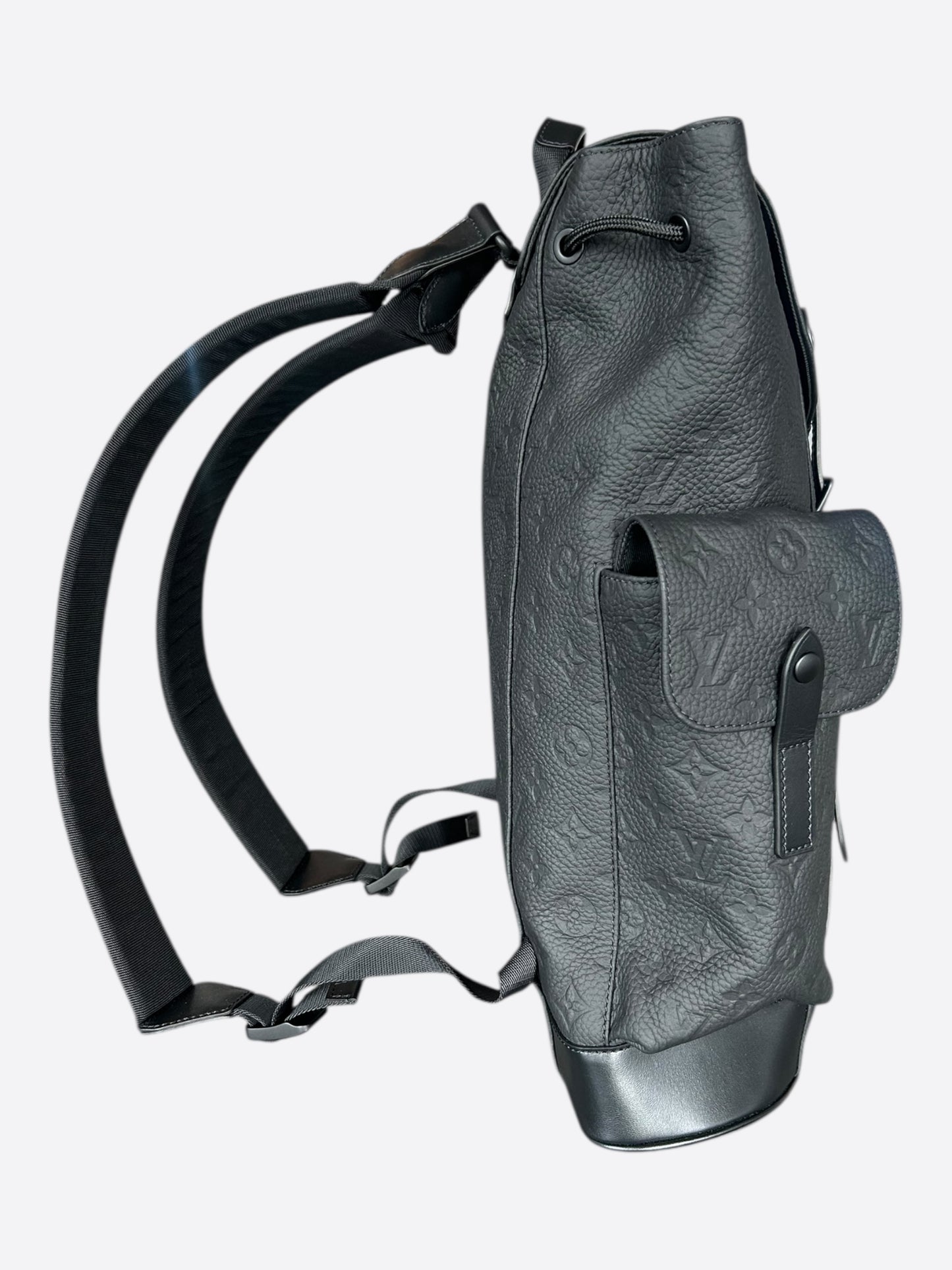 Louis Vuitton Black Taurillon Monogram Christopher Backpack