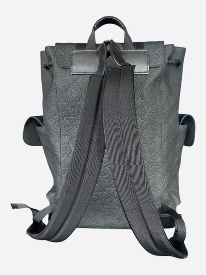 Louis Vuitton Black Taurillon Monogram Christopher Backpack