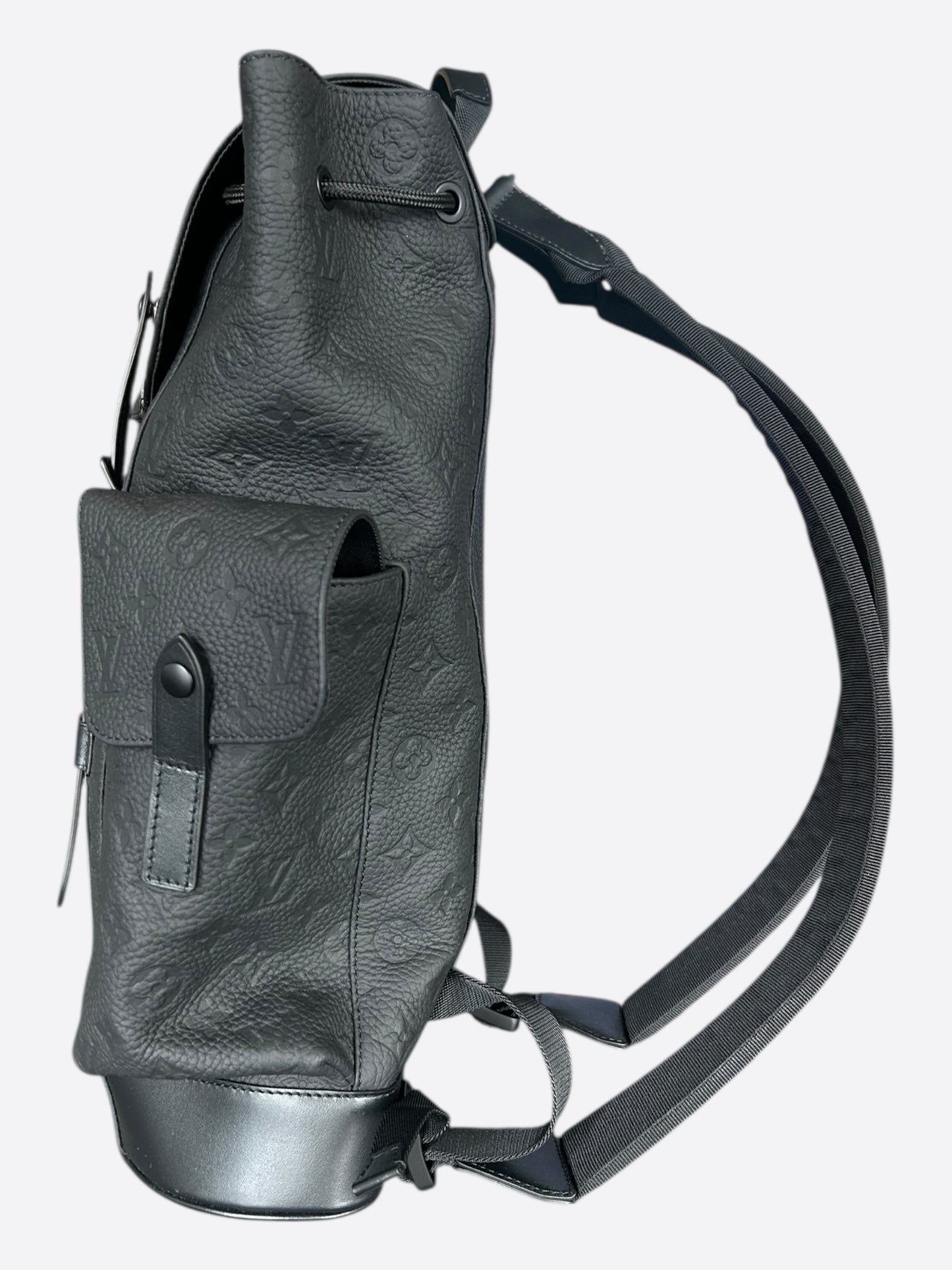 Louis Vuitton Black Taurillon Monogram Christopher Backpack