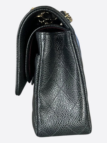 Chanel Black Caviar Quilted Medium Flap Bag