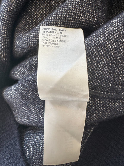 Louis Vuitton Navy Distressed Monogram Sweater