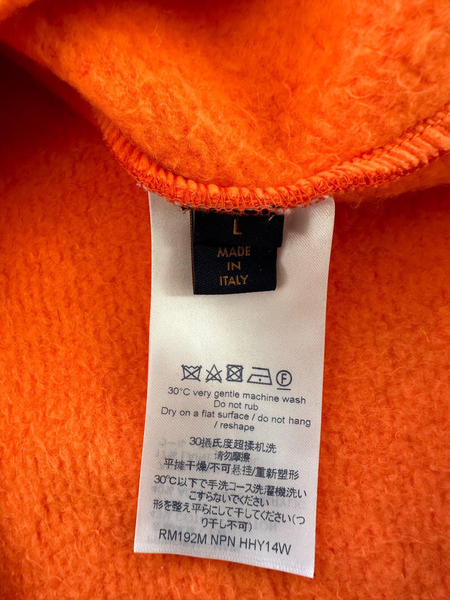 Louis Vuitton Orange Monogram Jacquard Sweater