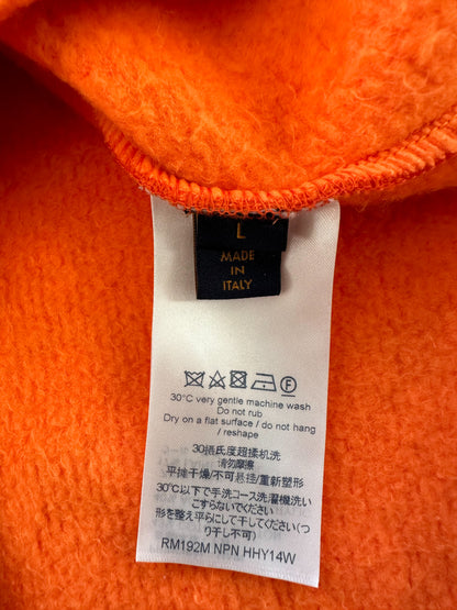 Louis Vuitton Orange Monogram Jacquard Sweater