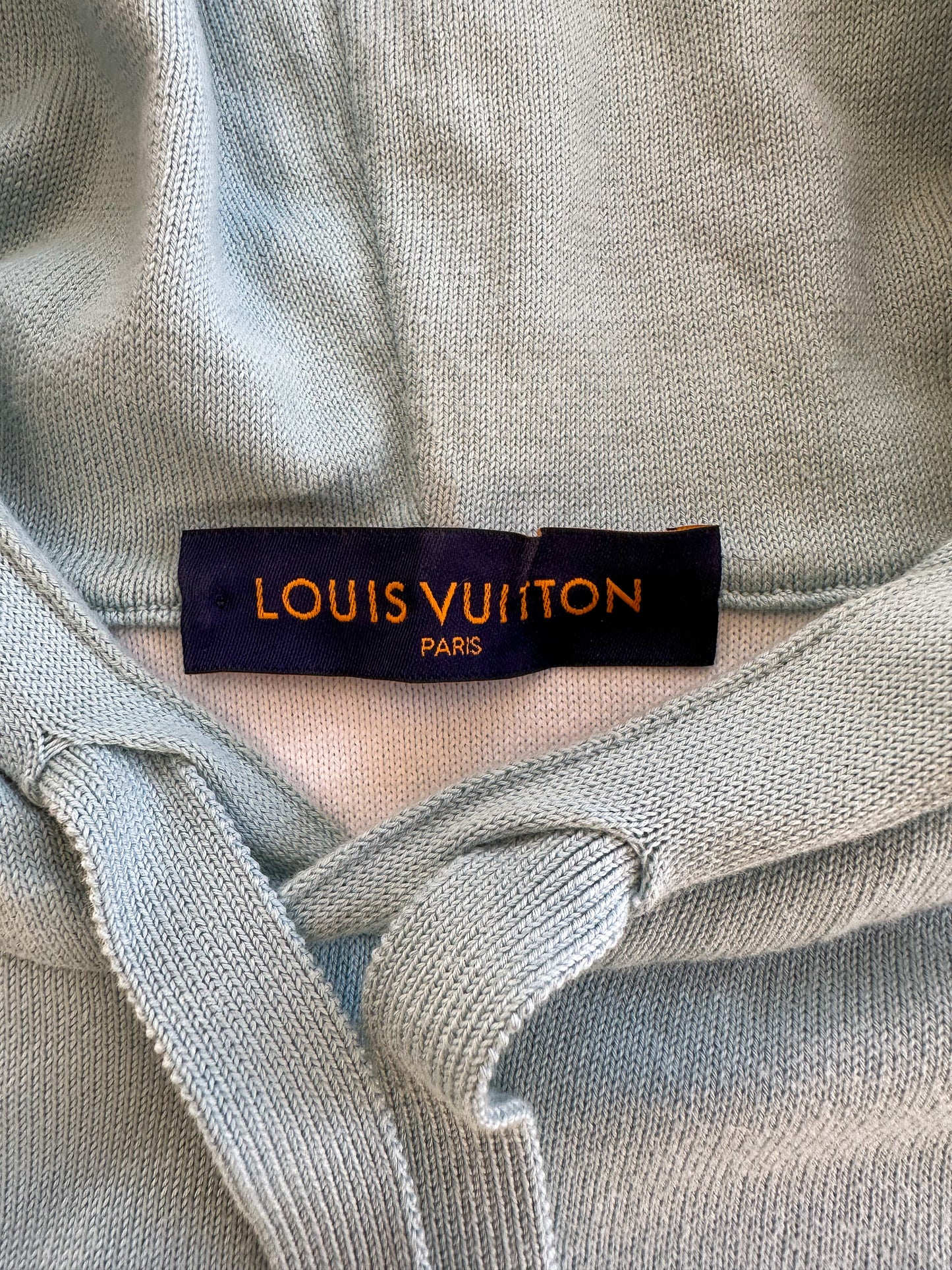 Louis Vuitton Blue & White Gradient Monogram Hoodie