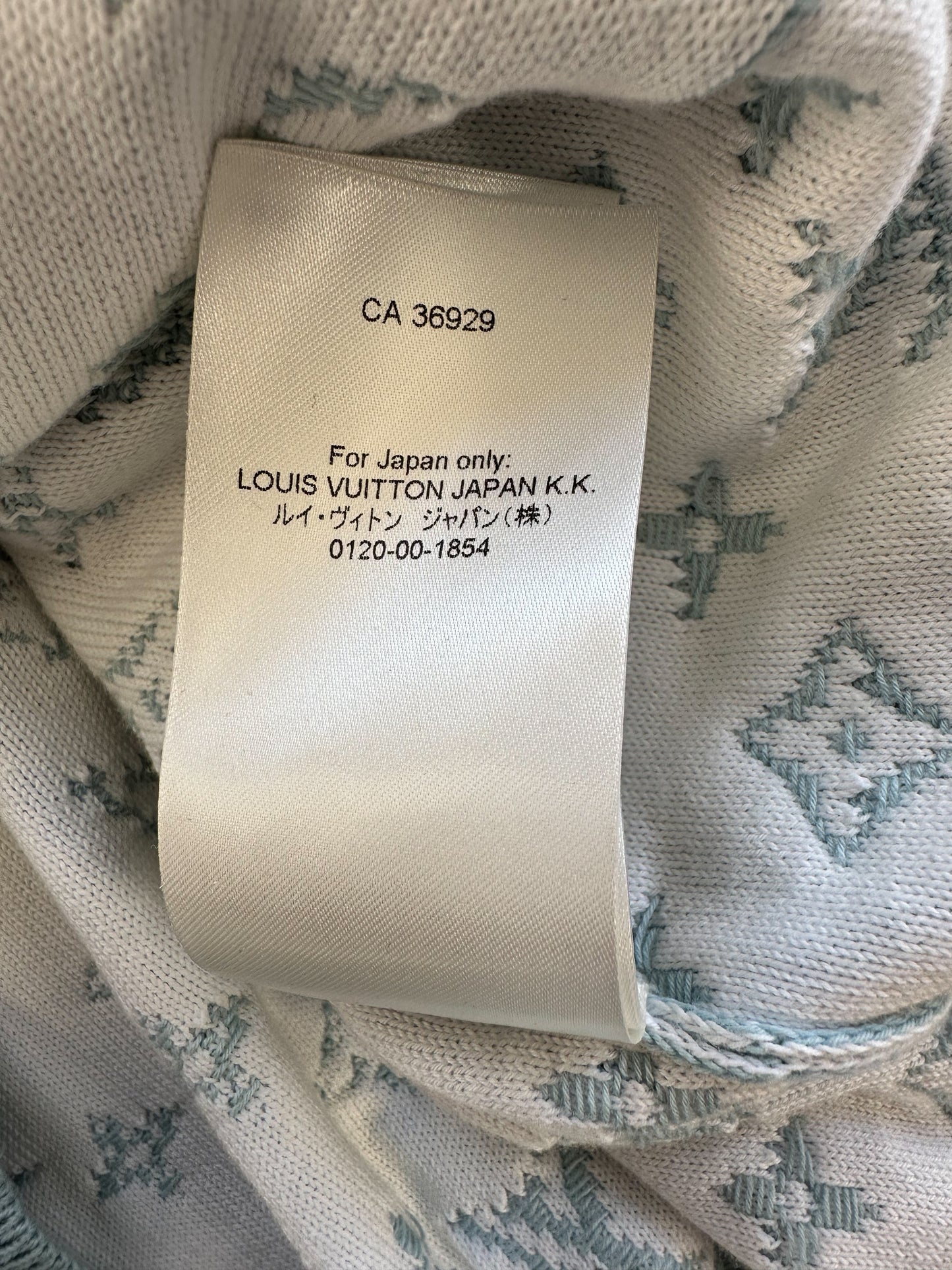 Louis Vuitton Blue & White Gradient Monogram Hoodie