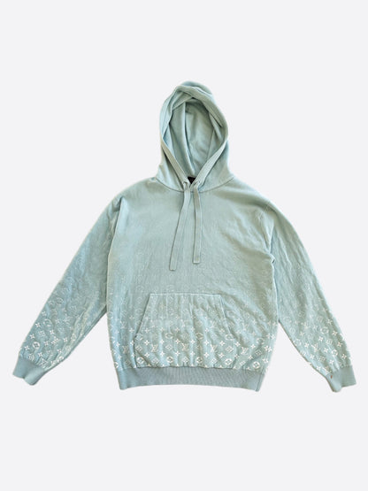 Louis Vuitton Blue & White Gradient Monogram Hoodie