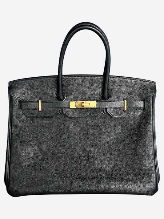 Hermes Black Epsom Birkin 35