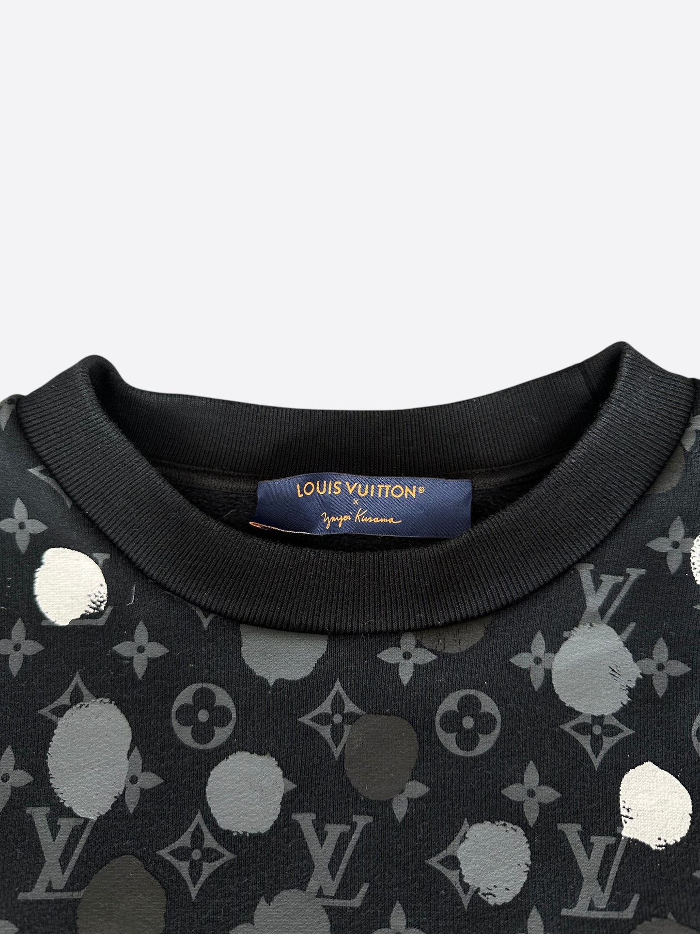 Louis Vuitton Yayoi Kusama Black Polka Dot Monogram Sweater