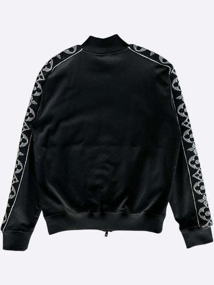 Louis Vuitton Black & White Flowers Track Jacket