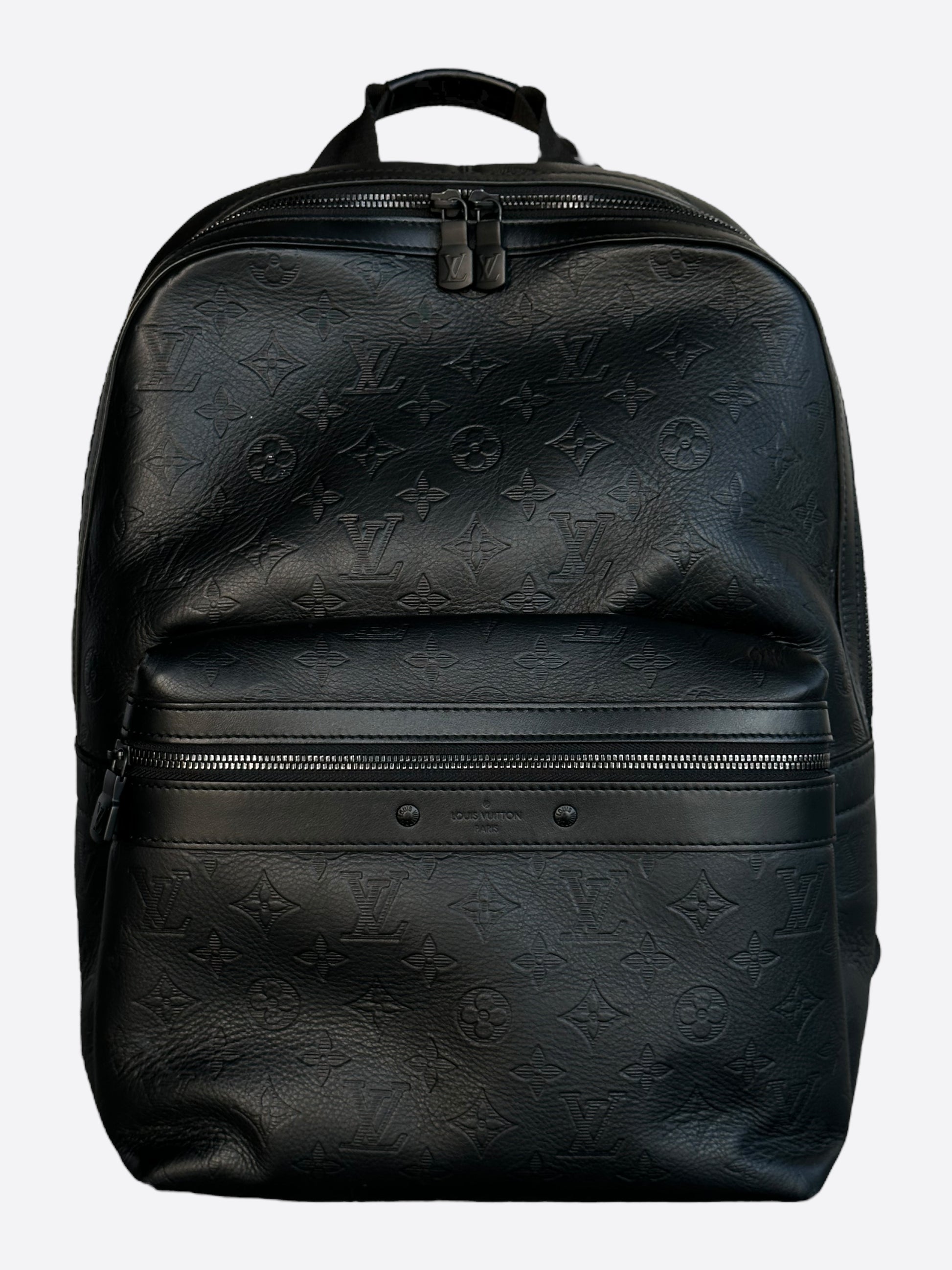 Louis Vuitton Black Shadow Monogram Sprinter Backpack