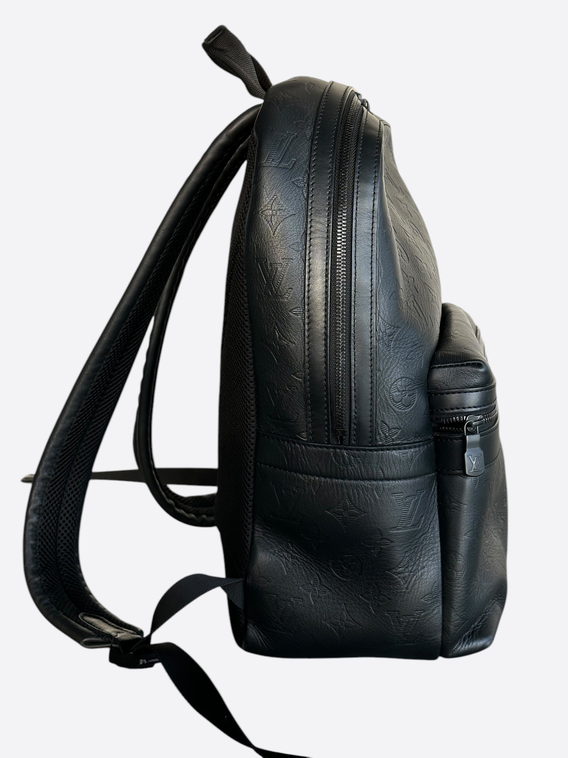 Louis Vuitton Black Shadow Monogram Sprinter Backpack – Savonches